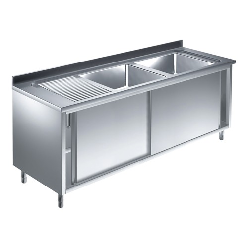 Spülschrank 2 Rechts Becken 2000x700x850mm Spülschrank 2 Rechts Becken 2000x700x850mm