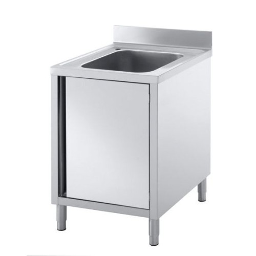 Spülschrank mit Flügeltüre 1 Becken 800x700x850mm Spülschrank mit Flügeltüre 1 Becken 800x700x850mm