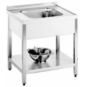 Spültisch mit Grundboden 1000x700x850mm Spültisch mit Grundboden 1000x700x850mm