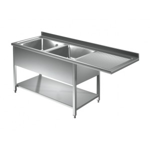 Spülcenter mit Grundboden 1600x700x850mm Spülcenter mit Grundboden 1600x700x850mm