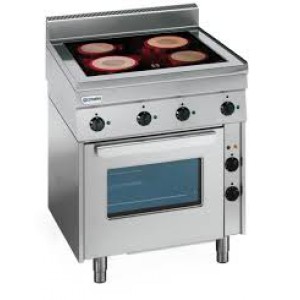 TECNOINOX Elektroherd PFC70E/0 mit GN 1/1 Umluft-Backofen