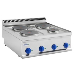 TECNOINOX Elektroherd PCR70E7-Tischgerät mit 4 Runden Platten TECNOINOX Elektroherd PCR70E7-Tischgerät mit 4 Runden Platten