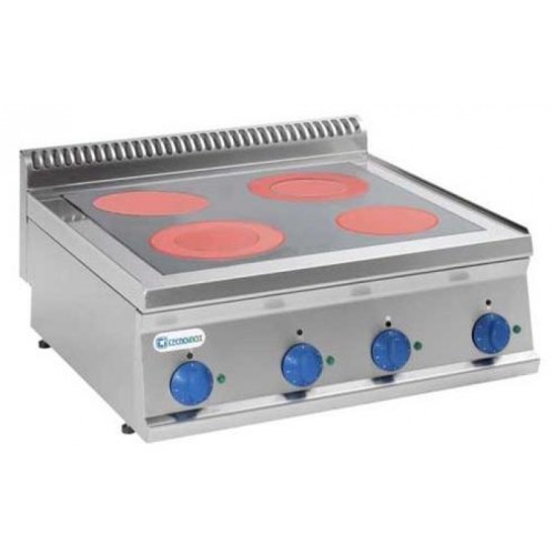 TECNOINOX Elektroherd PCC70E7-Tischgerät mit Cerankochfeld und 2 TECNOINOX Elektroherd PCC70E7-Tischgerät mit Cerankochfeld und 2