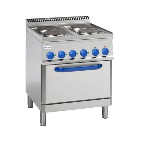 TECNOINOX Elektroherd PFR70V7 mit -Umluft Backofen und 4 Runde TECNOINOX Elektroherd PFR70V7 mit -Umluft Backofen und 4 Runde