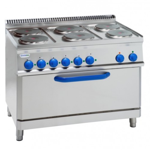 TECNOINOX Elektroherd PFRX105V7 mit -Umluft Backofen und 6 Runde TECNOINOX Elektroherd PFRX105V7 mit -Umluft Backofen und 6 Runde