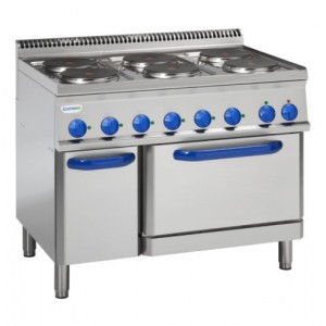 TECNOINOX Elektroherd PFR105V7 mit -Umluft Backofen und 6 Runde TECNOINOX Elektroherd PFR105V7 mit -Umluft Backofen und 6 Runde