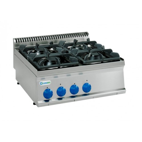 TECNOINOX Gasherd PC70G/7 mit 4 Brenner Tischgerät 700x700x280mm TECNOINOX Gasherd PC70G/7 mit 4 Brenner Tischgerät 700x700x280mm