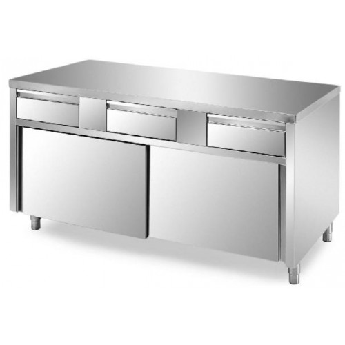 Arbeitsschrank 2 x Schubladen 1200x700x850mm Arbeitsschrank 2 x Schubladen 1200x700x850mm