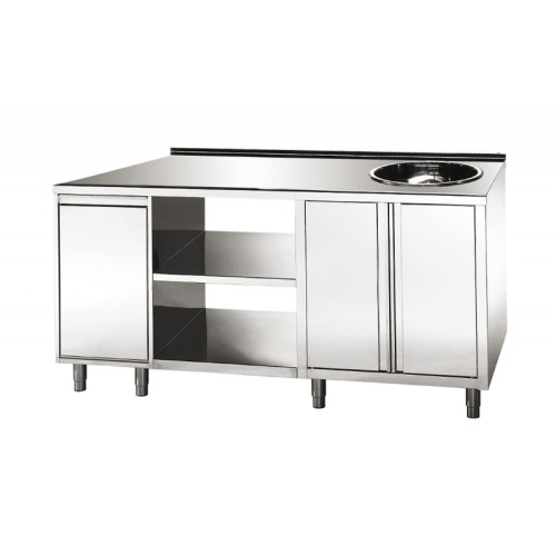 Arbeitstisch für Kaffemaschine 2600x700x1100mm Arbeitstisch für Kaffemaschine 2600x700x1100mm