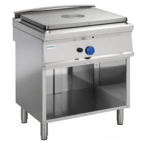 TECNOINOX Gasherd PPC8FG7 mt Großkochfeld Offenem Unterbau 800x7