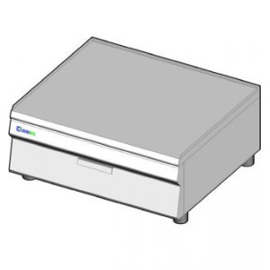 Neutralelement mit 2/1 GN Schublade Edelstahl Maße: 700x600x300 mm Neutralelement mit 2/1 GN Schublade Edelstahl Maße: 700x600x300 mm