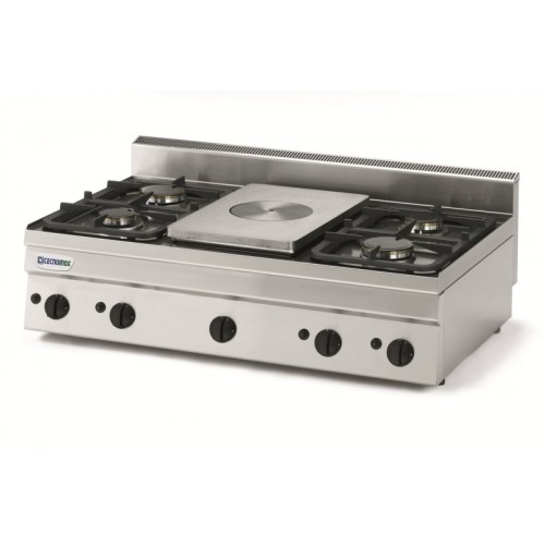 Tecnoinox Gasherd mit 4 Brennern Tischgerät 1050x650x280mm Tecnoinox Gasherd mit 4 Brennern Tischgerät 1050x650x280mm