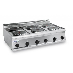 TECNOINOX Elektroherd PC105E/2-Tischgerät 1050x650x280mm