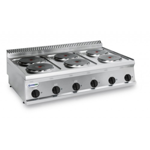 TECNOINOX Elektroherd PC105E/2-Tischgerät 1050x650x280mm