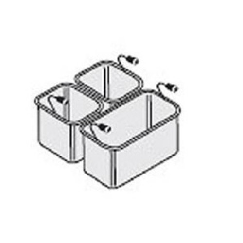 Korbset 1x GN1/3+ 2 x GN 1/6 für Nudelkocher