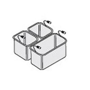 Korbset 1x GN1/3+ 2 x GN 1/6 für Nudelkocher Korbset 1x GN1/3+ 2 x GN 1/6 für Nudelkocher