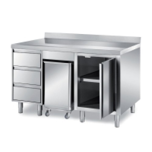 Bäckereitisch und Konditorei 1500x800x850mm Bäckereitisch und Konditorei 1500x800x850mm
