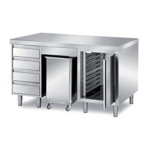 Edelstahltisch für Konditorei und Bäckereitische 