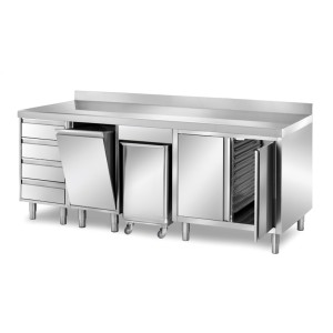 Konditorei und Bäckereitische 2600x700x850mm Konditorei und Bäckereitische 2600x700x850mm