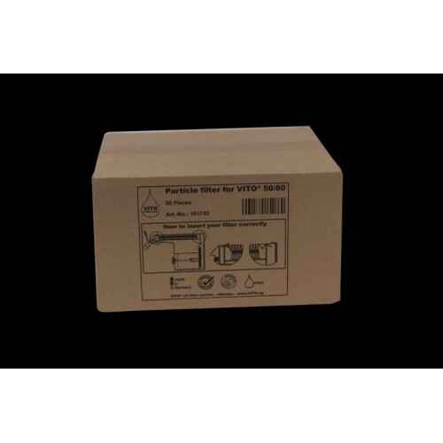 Vito Partikelfilter V50/80- 100 Stück