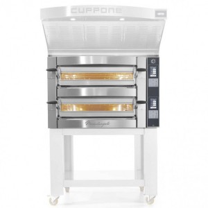 Cuppone Michelangelo Touchscreen Pizzaofen ML435/TS 2 Kammer Cuppone Michelangelo Touchscreen Pizzaofen ML435/TS 2 Kammer