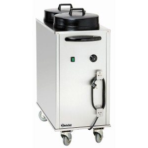 Bartscher Tellerspender für 2x50 Teller beheizt Bartscher Tellerspender für 2x50 Teller beheizt