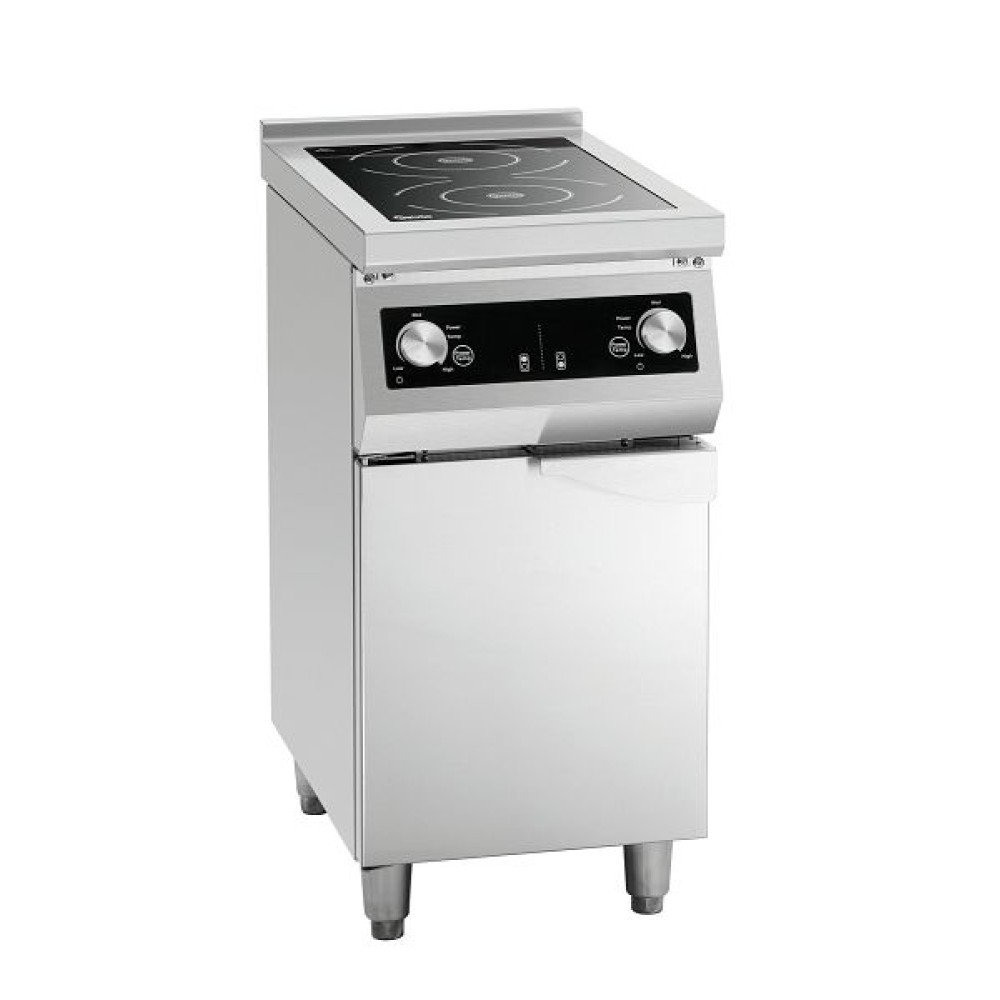 Bartscher 2-Felder Induktionsherd GU - Standgerät Tiefe 700 mm 