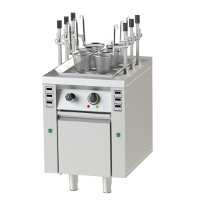 KBS  Asia Elektro-Nudelkocher für 6 Nudelkörbe 2 Heizzonen mit Auto Lift