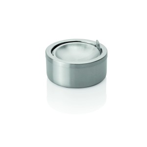 WAS Druckaschenbecher 3 Stück | 11,5(Ø)cm | Edelstahl 