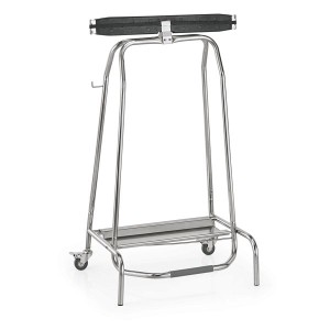 WAS Müllbeutelhalter mit Gummihalterung mit Fußpedal WAS Müllbeutelhalter mit Gummihalterung mit Fußpedal