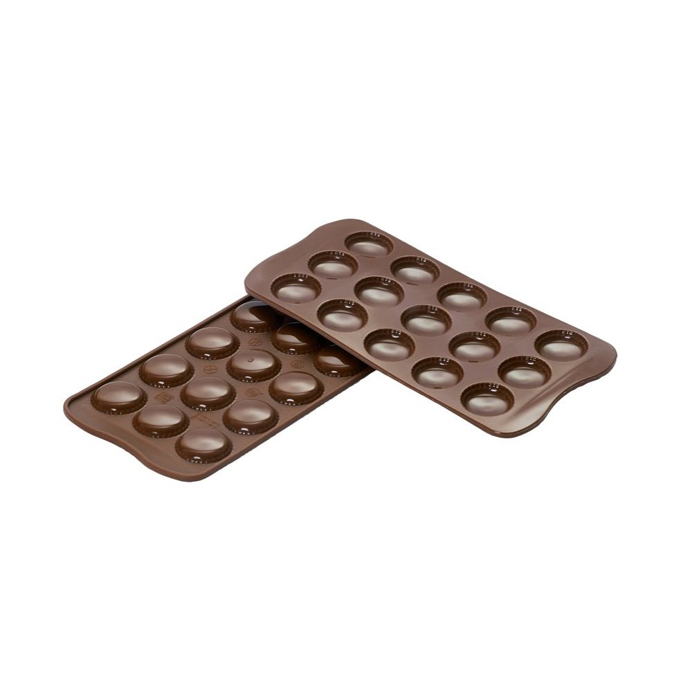 Schneider Silikon Schokoladen-Form Macaron 15 x 7,5 ml 
