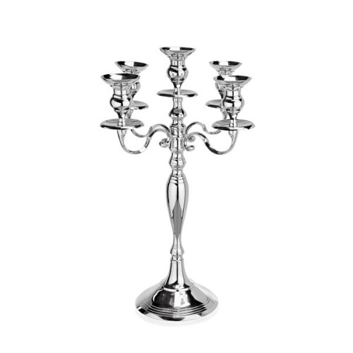 WAS Kandelaber 5-flammig Protukthöhe:60cm Messing hochglanzpoliert 