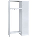 Garderobe, 1 Abteil, 5 Fächer rechts