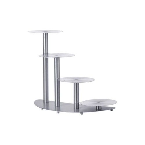 Schneider Edelstahl Etagen-Tortenständer, 4 Etagen 
