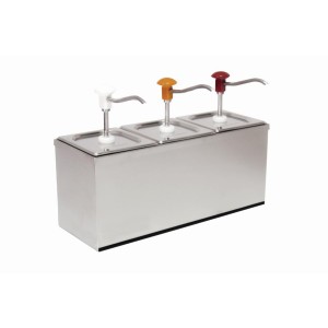  SCHNEIDER Druckknopf -Dosierspender mit GN-Behälter