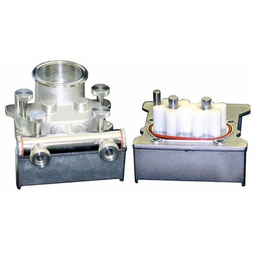 Schneider Edelstahl Pumpeinheit für flüssige Produkte, doppelt Schneider Edelstahl Pumpeinheit für flüssige Produkte, doppelt