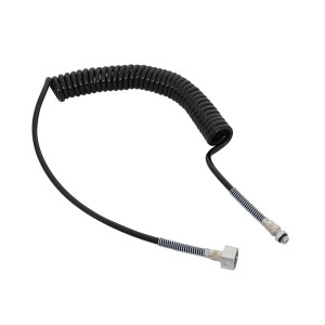 Schneider PU Spiralschlauch für Gebäcksprüher 300-400 cm ausziehbar schwarz Schneider PU Spiralschlauch für Gebäcksprüher 300-400 cm ausziehbar schwarz