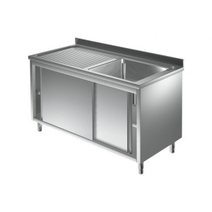 Spülschrank 1Rechts Becken 1000x600x850mm Spülschrank 1Rechts Becken 1000x600x850mm