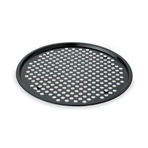 WAS Pizzablech mit PTFE-Antihaftbeschichtung Ø 37 cm Perforierung Ø 9 mm Stahl WAS Pizzablech mit PTFE-Antihaftbeschichtung Ø 37 cm Perforierung Ø 9 mm Stahl