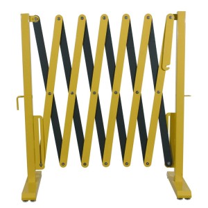  Absperr-Scherensperre 4 m gelb schwarz