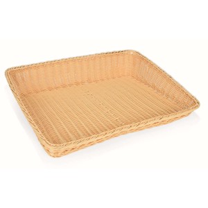 WAS RATTAN BROTKORB, 60X45CM, schwere Ausführung 