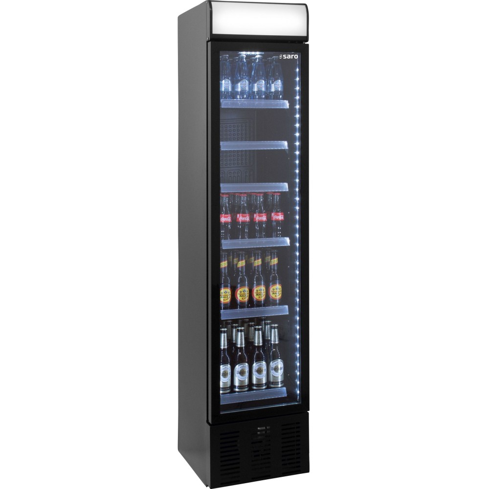 Saro Getränkekühlschrank, Werbetaf., schmal, DK 134 PRO