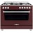 Saro Multifunktionsherd Gas/Elekt., TS95C61LVI bordeaux