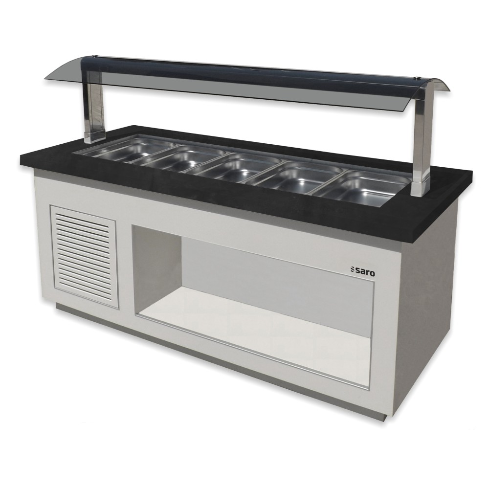 Saro Salatbar für 5x 1/1 GN, PREMIUM LINE SB-K200 weiß 