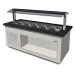 Saro Salatbar für 5x 1/1 GN, PREMIUM LINE SB-K200 weiß 