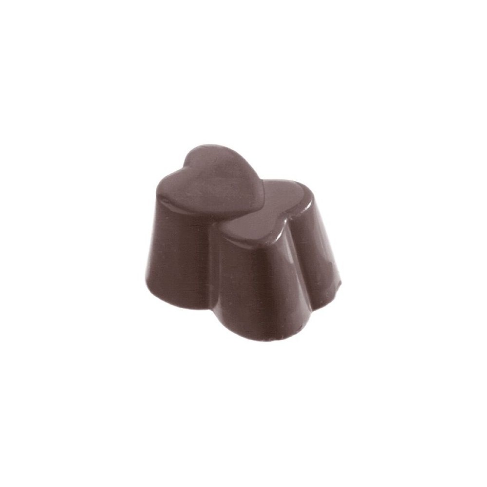 Schneider Schokoladen-Form Doppel-Herzpraline 30 x 22 x 20 mm 3 x 8 Stück