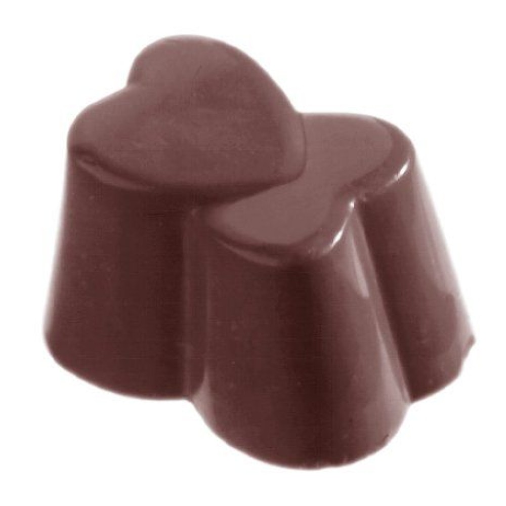 Schneider Schokoladen-Form Doppelherz 30 x 22 x 20 mm 3 x 9 Stück