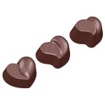 Schneider Schokoladen-Form 3 Herzen 29 x 34,5 x 17 mm 3 x 7 Stück