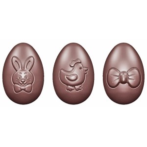Schneider Schokoladen-Form 3 Ostereier 62 x 41 x 23 mm