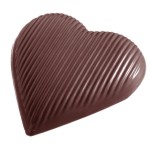 Schneider Schokoladen-Form Herz gerillt 145 x 126 x 20 mm 1 x 2 Stück